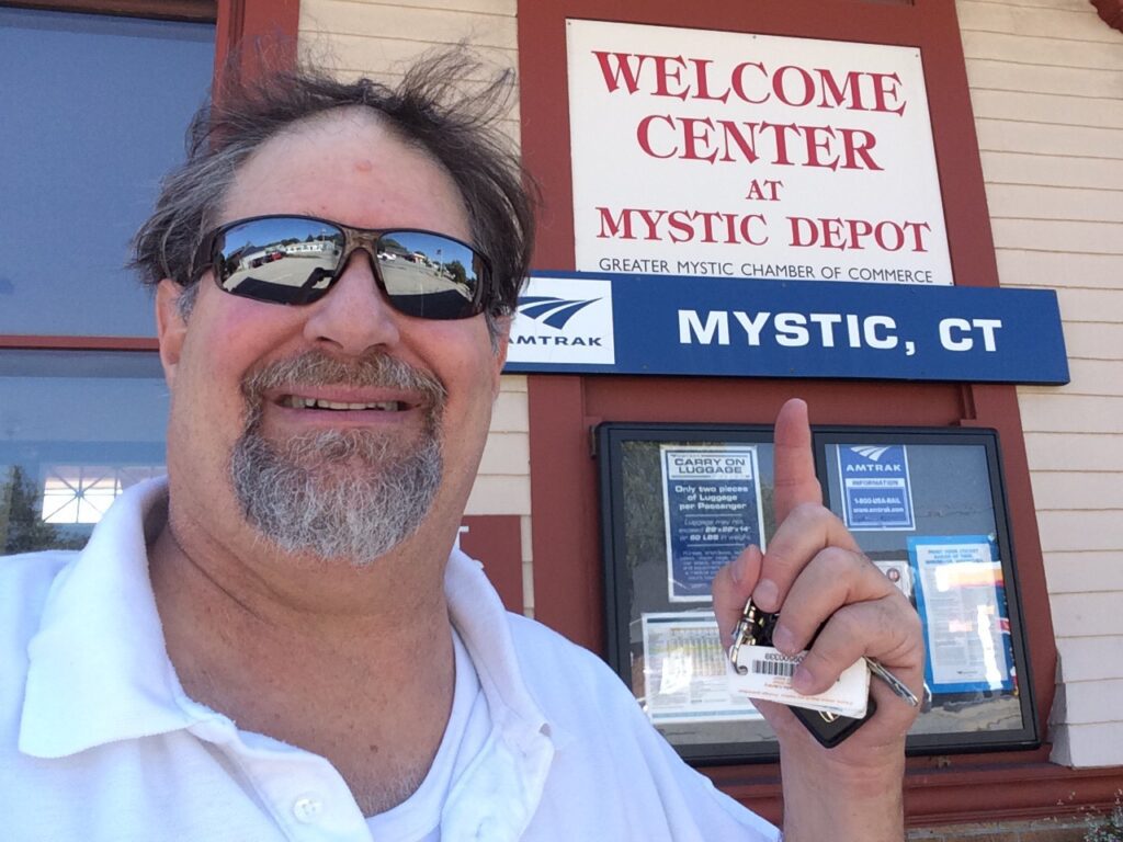 Mystic, CT Amtrak Station in Sept 2015