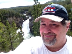 Yellowstone Falls in Yellowstone National Park in Wyoming in 2014