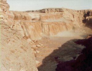 Falls of the Little Colorado River on the Navajo Indian Reservation. Took this photo in 1983