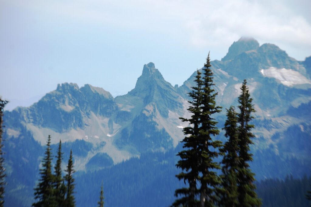 View of more of the Cascades