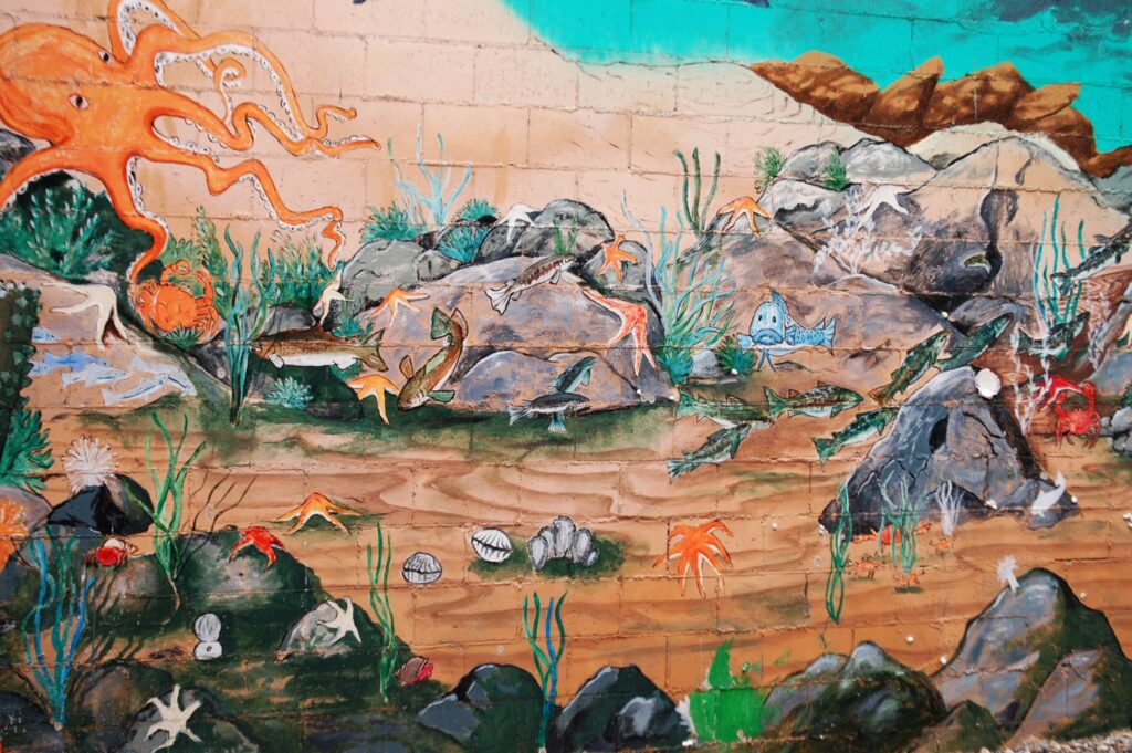 Detail of Port Orchard Mural