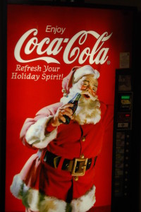 Santa Coke Machines dot the town of Santa Claus, IN