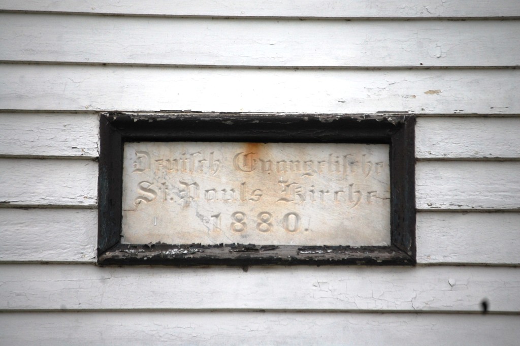 Old Plaque on Church