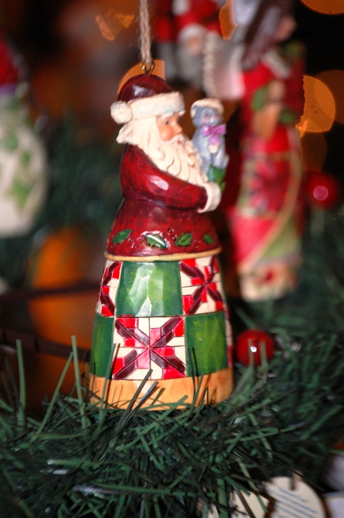 Classy Santa Ornaments