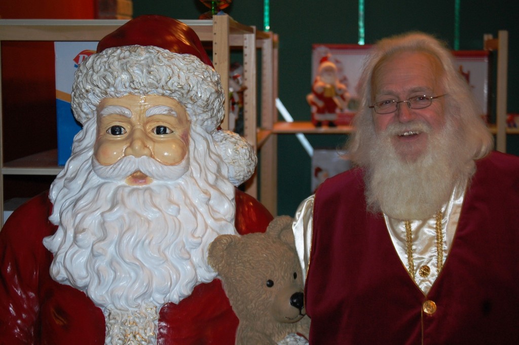 Santa with Santa