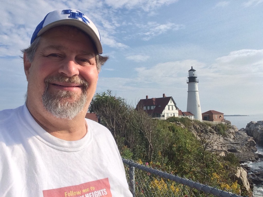 One of the famed lighthouses on the Maine coast