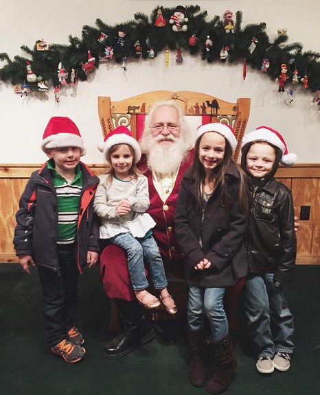 Santa with the Grandkidz