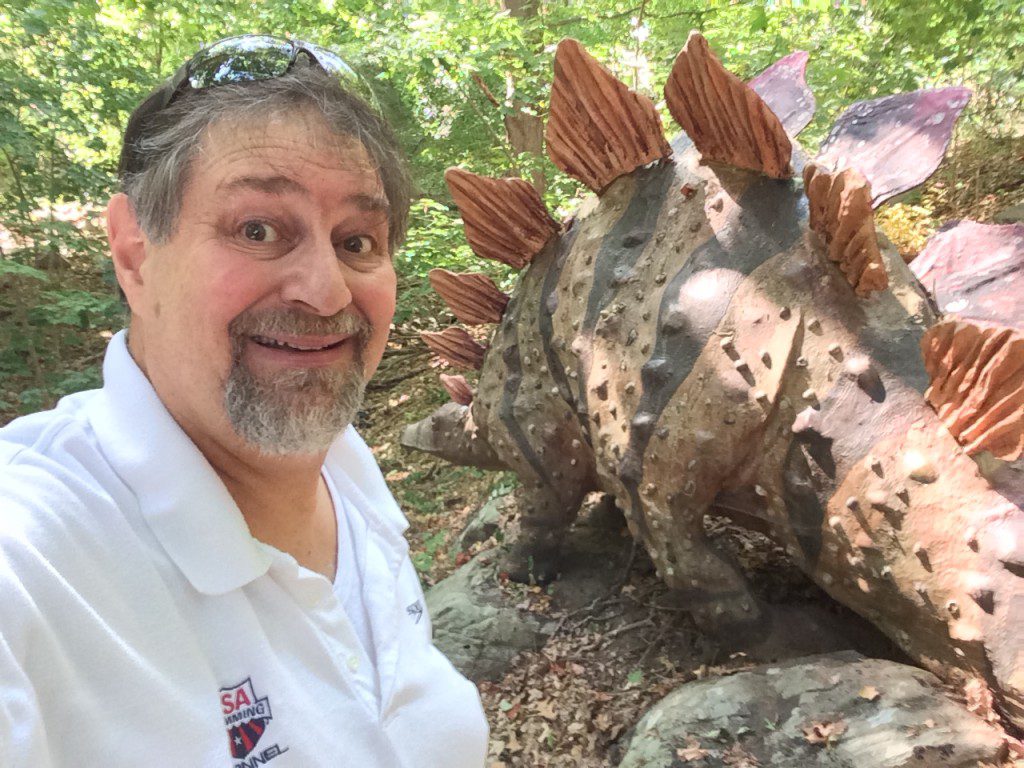 Sumoflam and Bronto at Wells Dinosaur Haven in Uncasville, CT