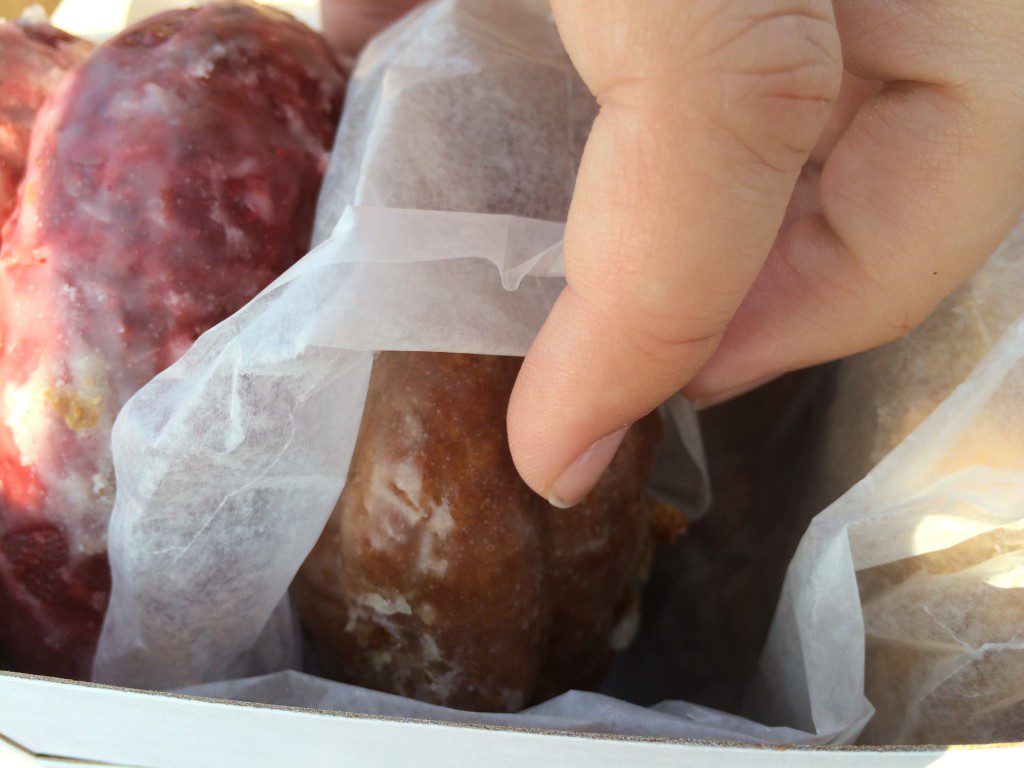 Amazing Red Velvet Cake donuts from The Cookie Jar