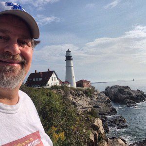 The famed Portland Head Light in Cape Elizabeth, Maine