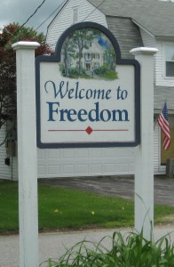 Welcome-to-Freedom-Sign