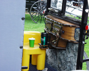 Amish Buggy Interior with all of the amenities