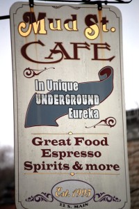 The unique and quaint Mud Street Cafe in Eureka Springs, AR