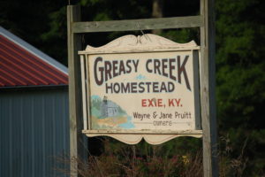 Greasy Creek Homestead in Exie, KY