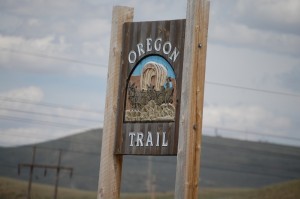 Oregon Trail Marker in Kemmerer, WY