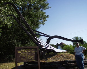 World's Largest Hand Plow at Sod House Museum