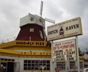 Dutch Haven Restaurant, Home of the famed Amish Shoo Fly Pie, located in Ronks, PA just down the road from Intercourse