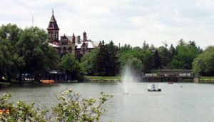 The Avon River and Lake Victoria in Stratford, Ontario