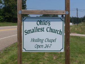 Ohio's Smallest Church, the Healing Chapel, is located in Torch.