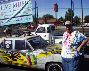 Art Car at Melody Muffler in Walla Walla, Washington