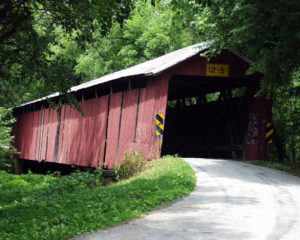 Charleston Mill Covered Bridge built in 1882