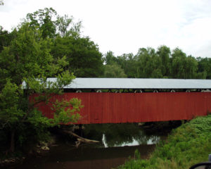 Stevenson Road Covered Bridge built in 1877