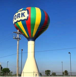 York, Nebraska Water Tower