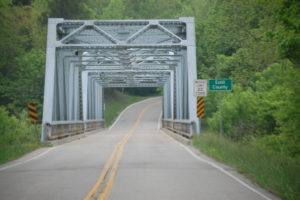 The Red River Bridge on KY 89 south of Trapp, KY