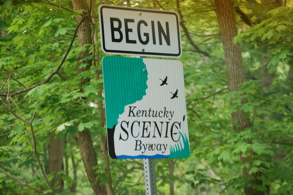 Kentucky Scenic Byway sign on KY 89