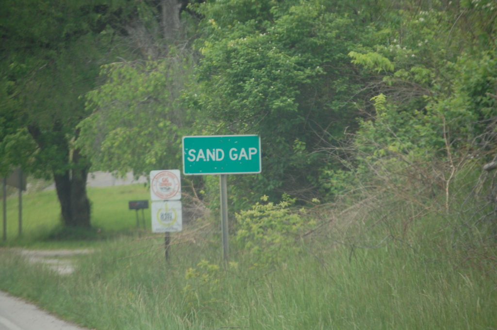 Welcome to Sand Gap, KY