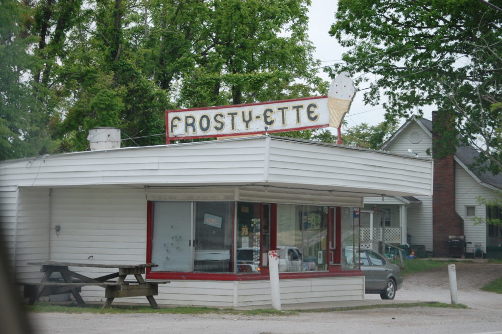 An old Frosty-ette Drive in in Sand Gap, KY. I love these old places