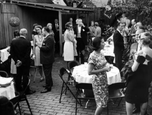 Guarino's patio deck in 1966