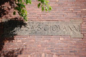 Inscribed Plaque on old church on Murray Hill Road