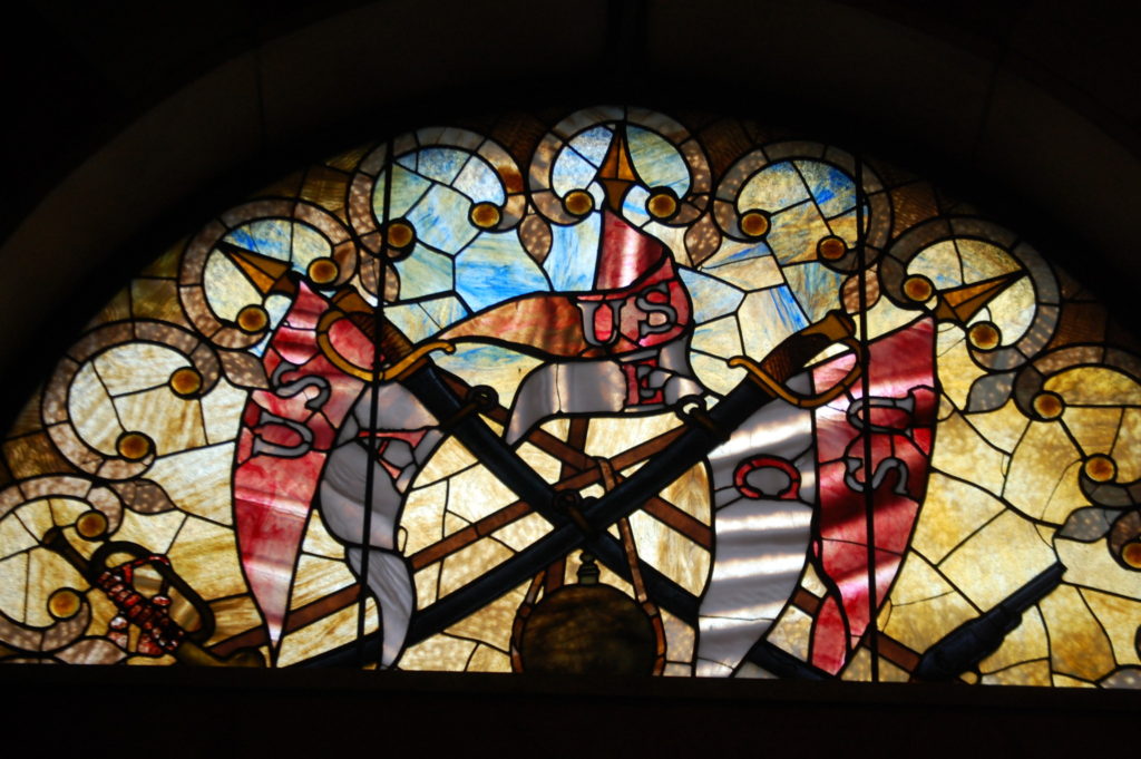 Another of the Stained Glass Windows in the monument
