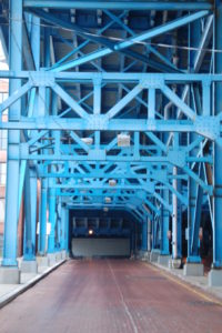 Steel Structure of the Main Avenue Bridge in Cleveland