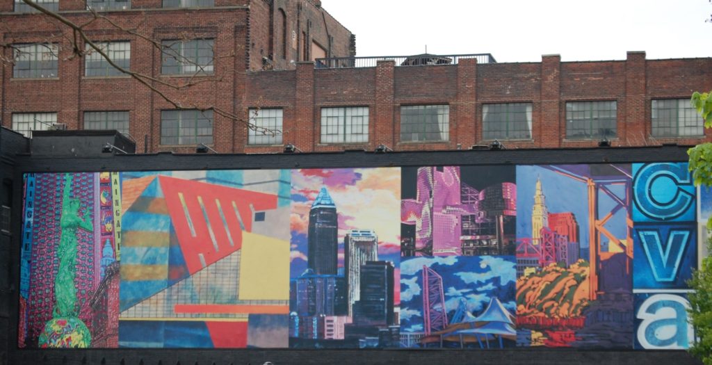 Large Mural in downtown Cleveland