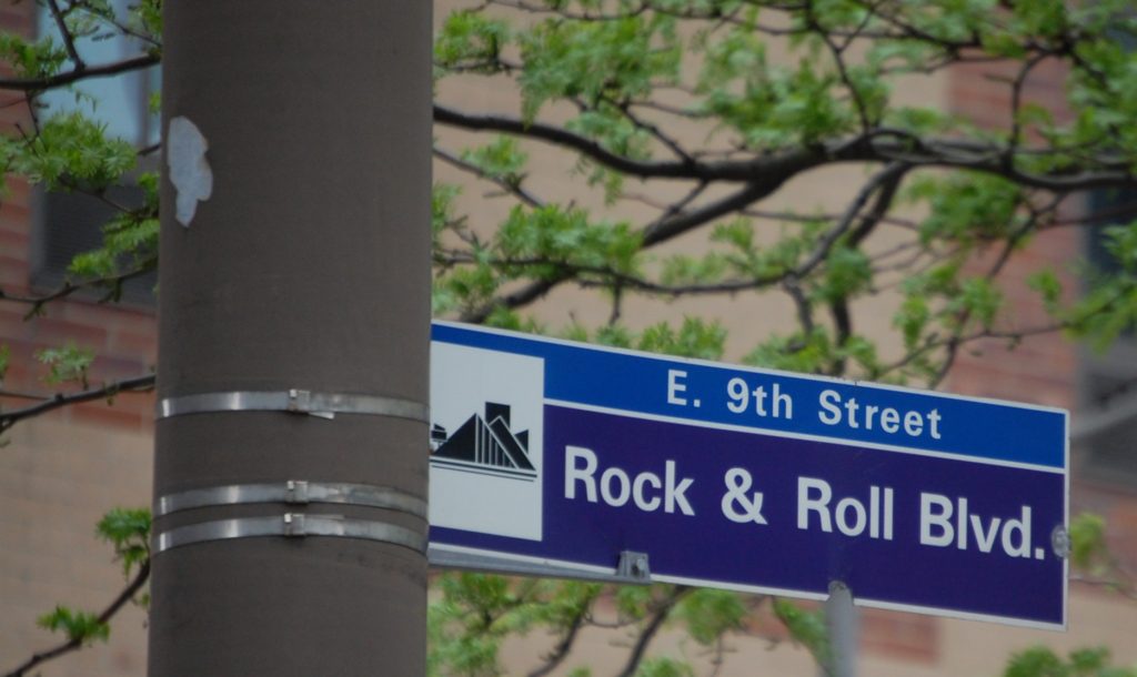 Rock and Roll Blvd. in Cleveland