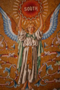 Part of a larger mural on the dome of the monument