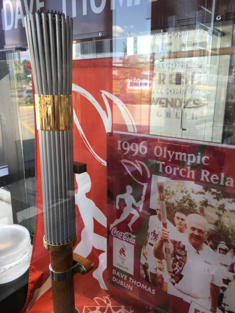 Olympic Torch from the 