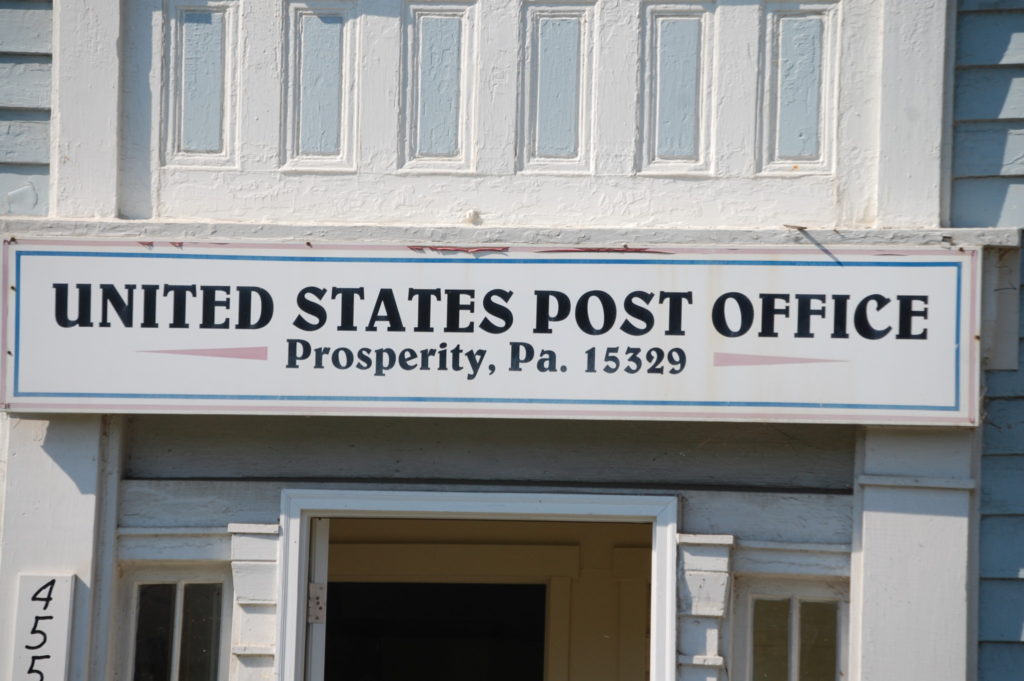 Prosperity Post Office in Pennsylvania