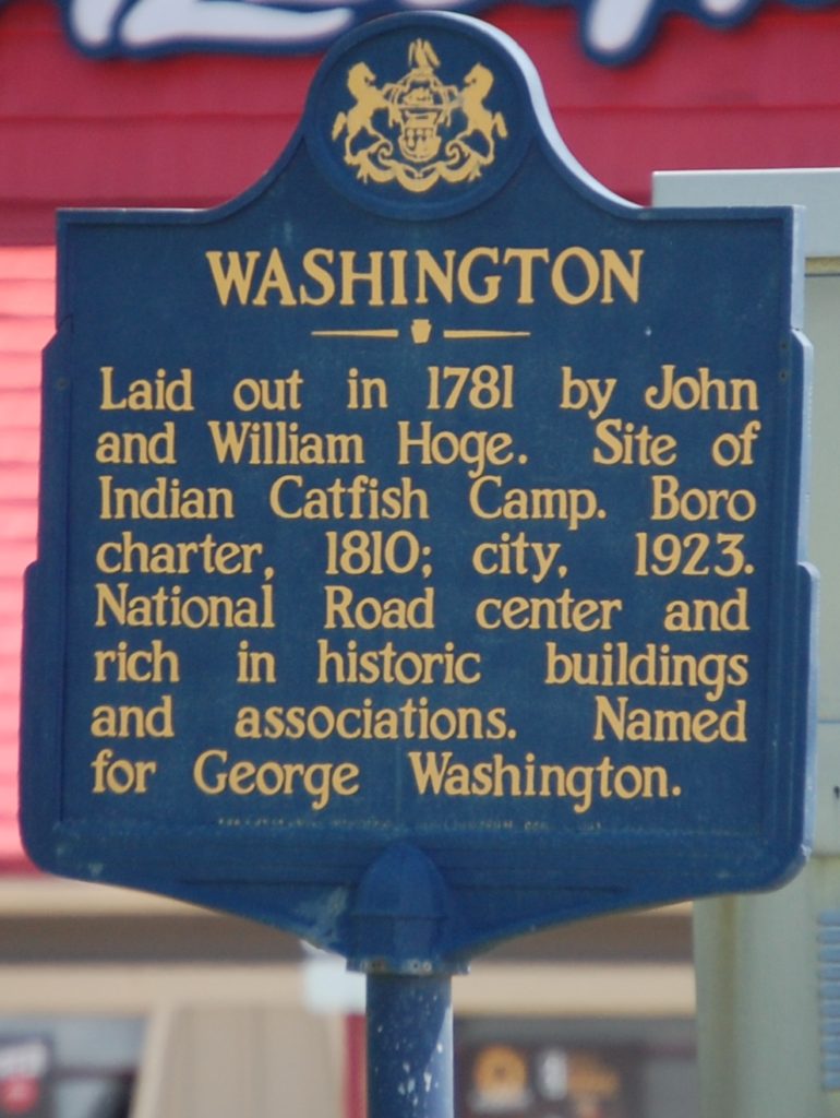 Washington, PA Historic Marker