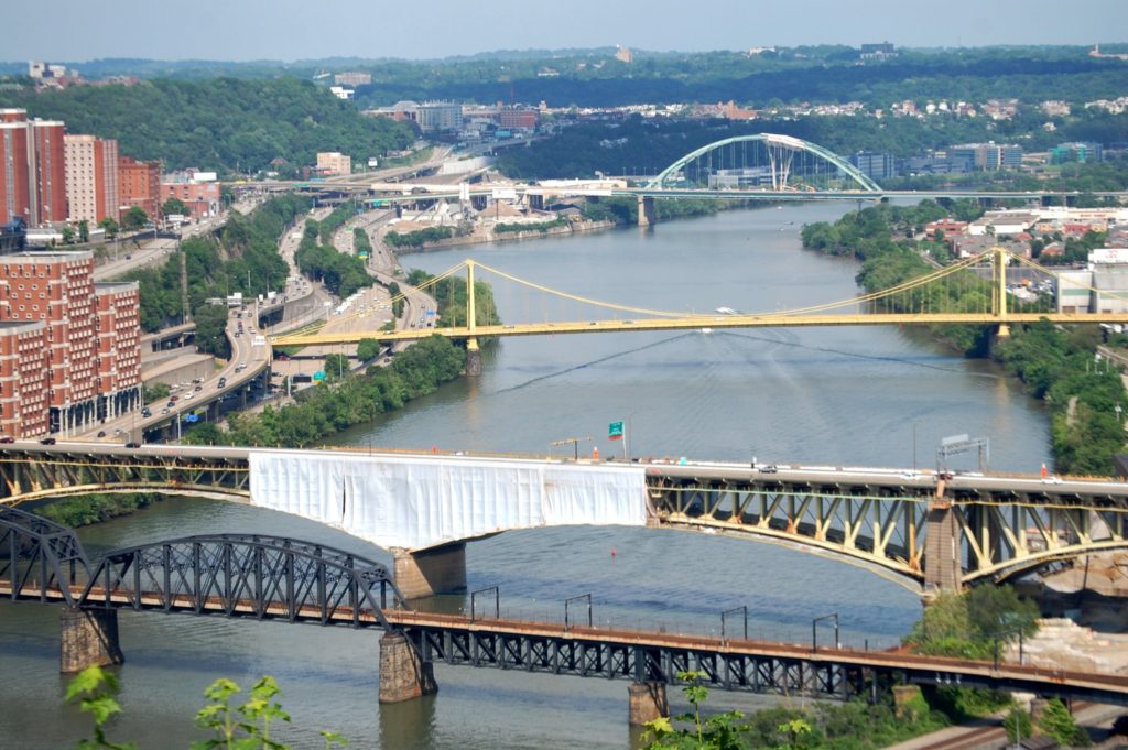 Bridges across Pittsburgh