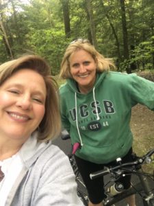 Julianne and Laura on the Erie Towpath