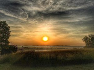 Sunrise on the Montour Trail - May 2016