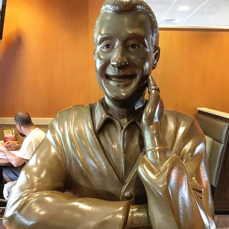 Perry Como Statue in the Canonsburg McDonald's