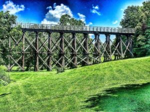 Trestle #4 near Abingdon, VA - one of 47 trestles on the 32 mile trail