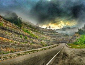 Beautiful Highway heading into Virginia