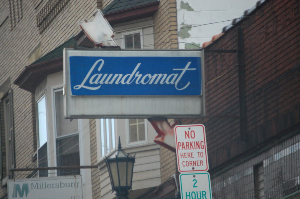Old Laundromat Sign, Millersburg, OH
