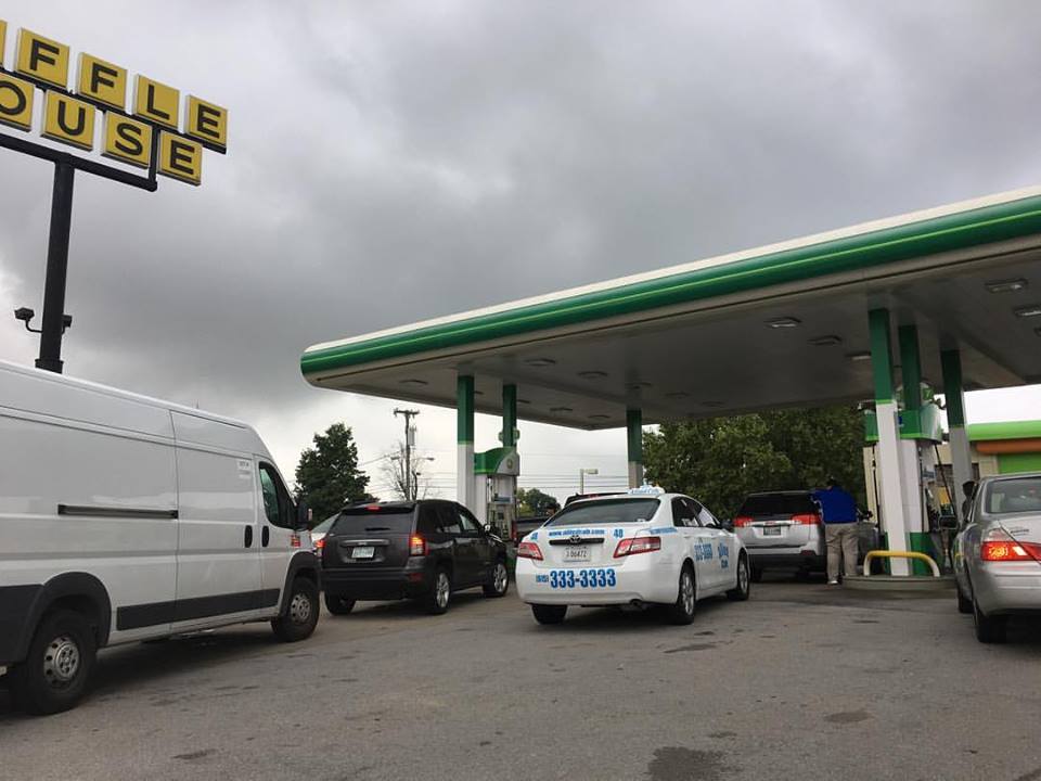 While in Nashville last weekend, there was a massive gas shortage. Many stations ran out of gas.