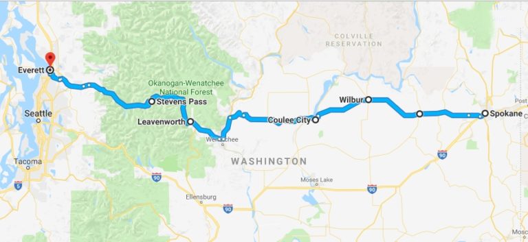 April 2018 Cross-Country Road Trip: US Route 2 in Washington – Less ...